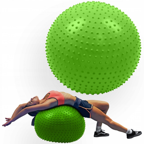 Фитбол  SportVida 55 cm Anti-Burst SV-HK0291 Green - фото №3